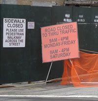 DOT Full Rdwy Closure and Fence 200w
